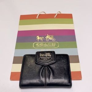 Coach Black Leather Wallet